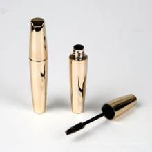 custom design high end cosmetic packaging empty luxury gold plastic mascara tube